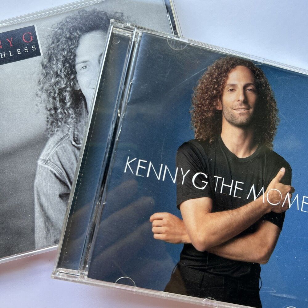 Lot/Set of 2 Kenny G CD Compact Disc The Moment and Breathless